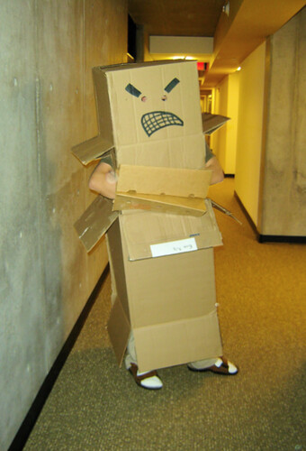 Cardboard Robot Halloween Costume 2006 | by pockyrevolution