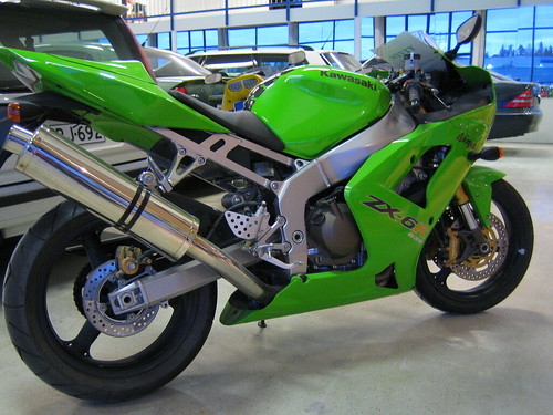 Kawasaki zx6r ninja / 04 | My new bike. Ensikesän rata ...