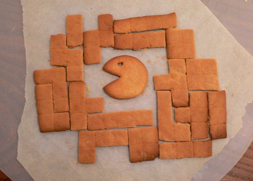 Joakim's gingerbread tetris (with pac-man) | by pixelthing