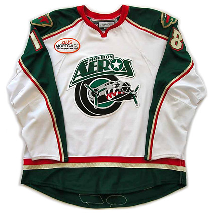Houston Aeros Road Uniform - American Hockey League (AHL) - Chris