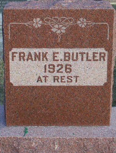 Frank E. Butler | Annie Oakley's husband, they died the same… | Flickr