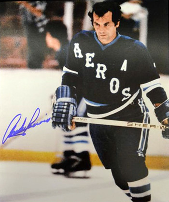 Vintage Cleveland Lumberjacks Hockey Jersey Autographed Jim Paek