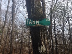 Farm Road Sign 