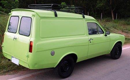 Green Ford Escort Van