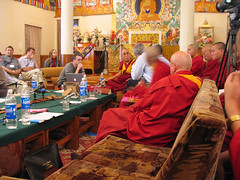Dalai Lama using a Mac | by tim5021