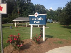 Sara Babb Park Sign 