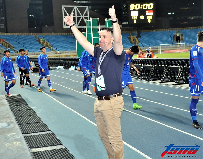 台灣男足總教練Gary White是以運動品牌技術顧問身分前往中國。（資料照，張哲郢／攝）