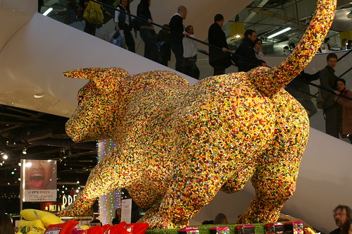 Birmingham Bull -Made out of Jelly Beans | Taken on the Dece… | Flickr