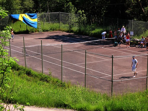 Tennis club near lake Ådran. | Stockholm, Sweden. I was ...