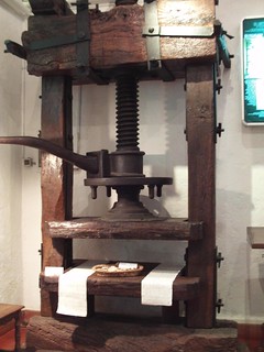 Printing press at villa d'Este | by avinashkunnath