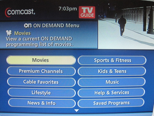 Comcast on demand cumshot