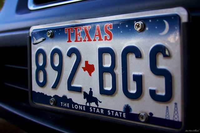 Texas License Plate Photo Album