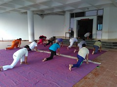 Yoga Satra was organised at Subathu Cantonment