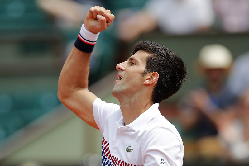 Novak Djokovic在溫網達成生涯第100場決賽的里程碑。（達志影像資料照）