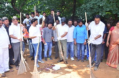 Mahanubhavudu Team Participate in Swachh Bharat