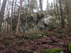 Large Rock with Overhang on East Jones Creek 