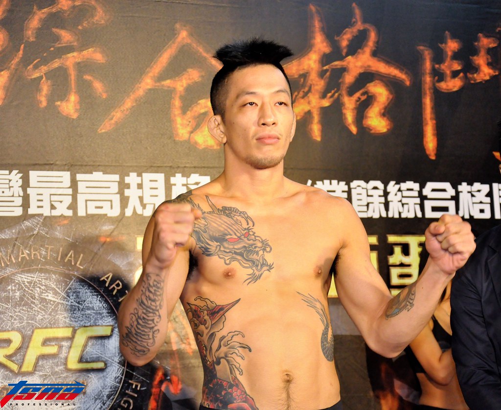 李俊翰是台灣第1位登上UFC舞台的綜合格鬥好手。（張哲郢／攝）