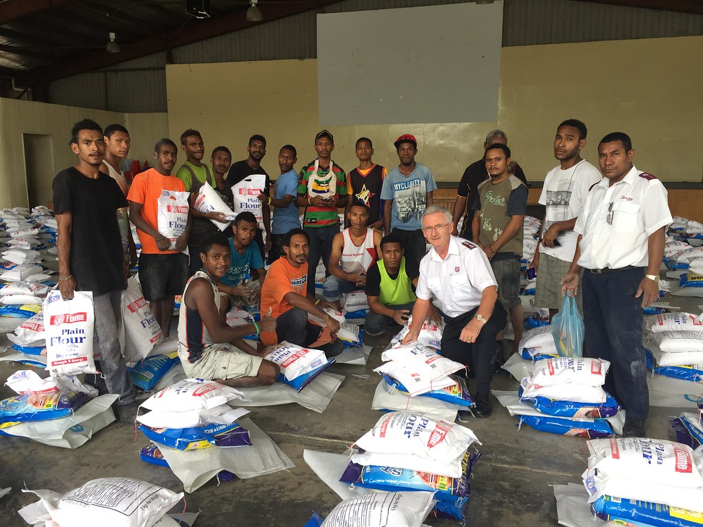 Disaster response following PNG quake