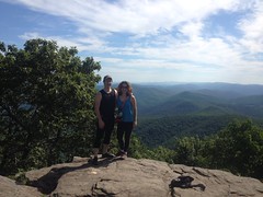Kathryn and I on Blood Mountain 