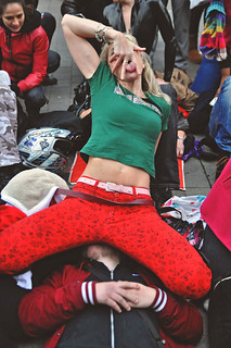 Porn Law 'Face-sitting' Protest. (Outside Parliament) - Flickr