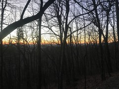 Sunset Behind the Ridge 