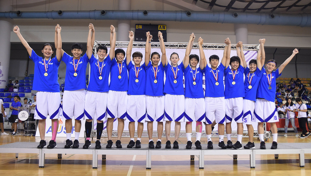 中華隊贏得首屆亞洲大學女子籃球錦標賽冠軍。(大專體總提供)
