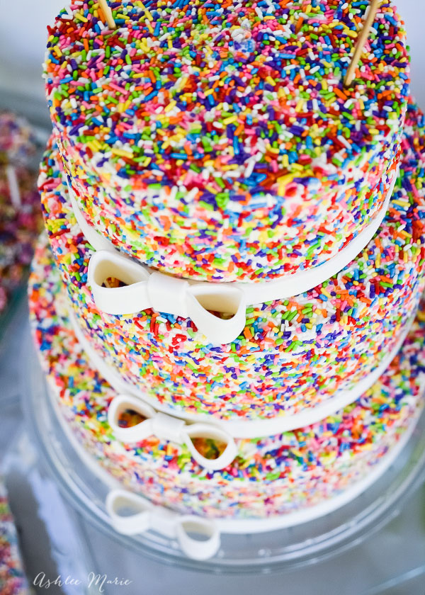 Baby Boy's Cake Mix & Sprinkles Birthday Cake | Ashlee Marie