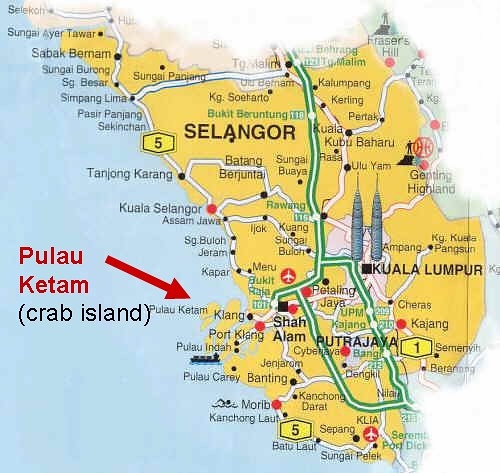 Image result for pulau ketam map