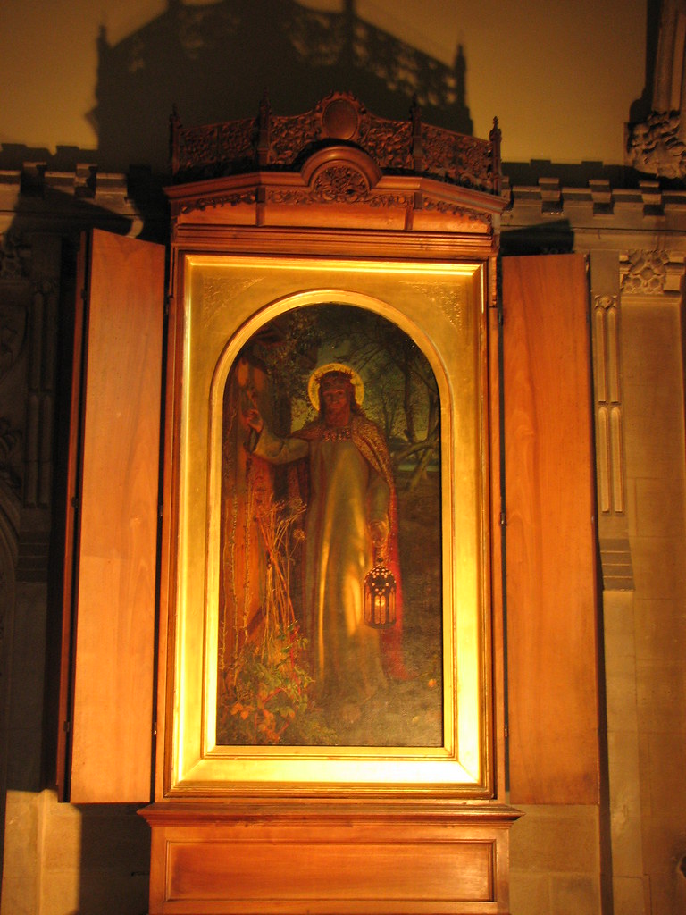 Light of the World Holman Hunt's original painting is