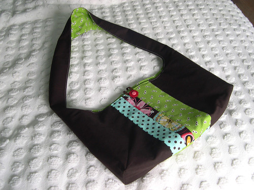 Quick Shoulder Bag | I made this using Tiny Happy's Tutorial… | Flickr