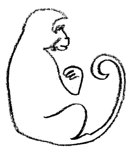 Affe von Janek | Genialisch Zeichnen: Ein einziger Strich er… | Flickr