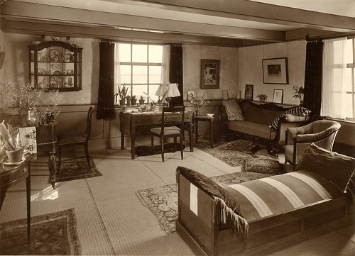 1930's, Veere, Dijkhuis, livingroom  See '1930's, Veere 