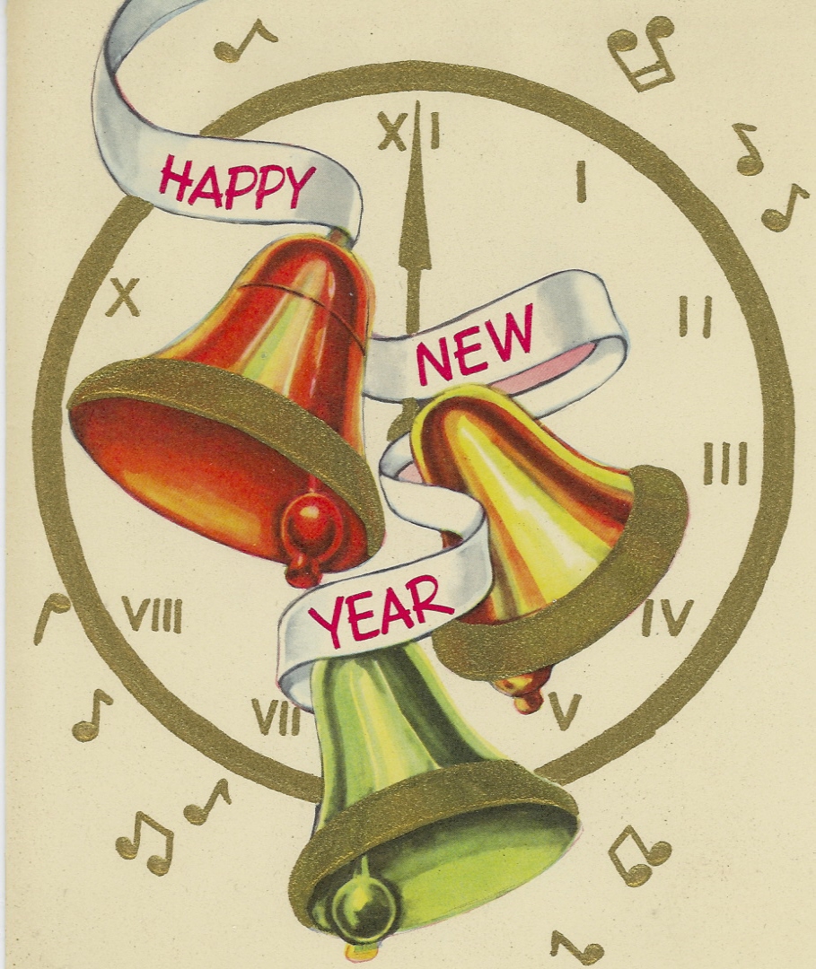 New Year's greeting card