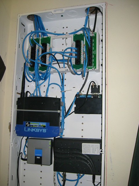 Structured wiring panel | I also installed and wired this. I… | Flickr