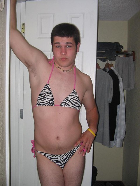 Guy Wearing A Bikini 29