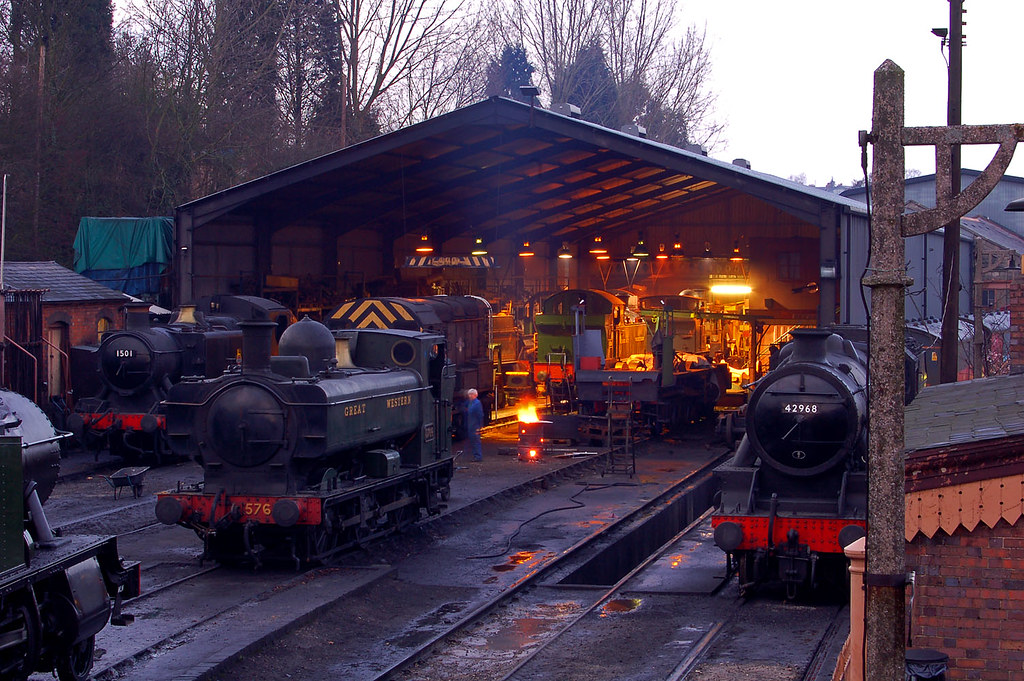 Bridgnorth engine sheds 28/12/2006 | The Severn Valley Railw 