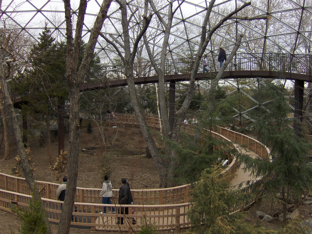 Aviary The aviary at the Queens Zoo is in a geodesic