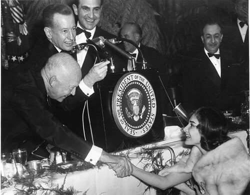 Shahnaz Pahlavi and President Eisenhower | President ...