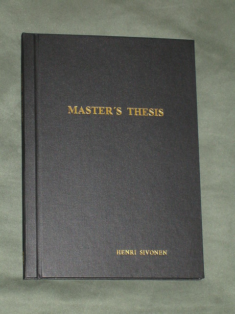 Writing a master's thesis introduction
