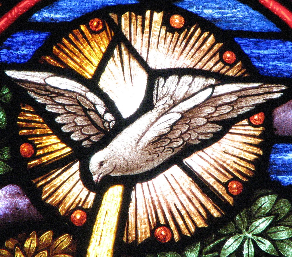 Holy Spirit dove window | Emil Frei stained glass window of … | Flickr