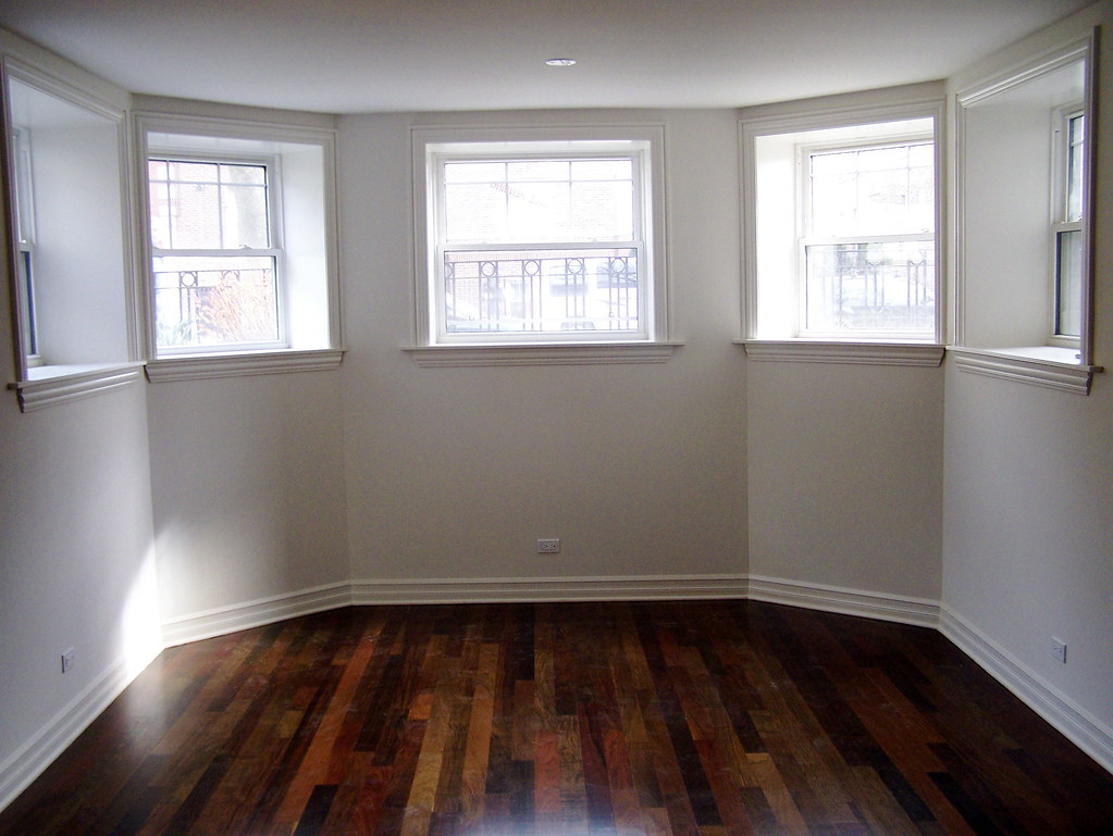 empty dining room. | My dream is to surround this room ...