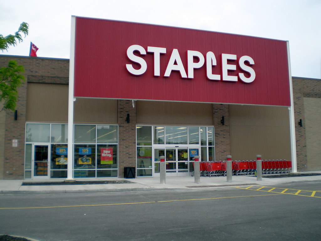 Staples  This is the Staples in the new Steelyard Commons s Flickr