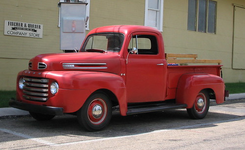 Old Red Ford Truck | Fredericksburg, Texas | MyEyeSees | Flickr