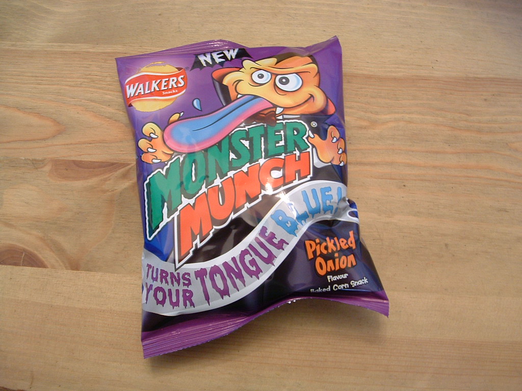 Image result for blue tongue monster munch