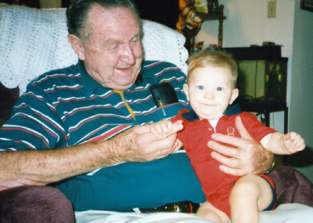My Granddad with Drew
