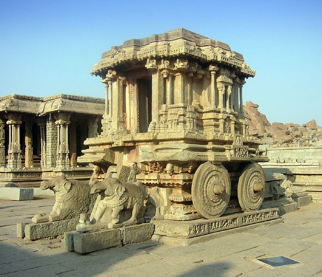 Chariot of the Gods | The chariot within the Vitthala temple… | Flickr