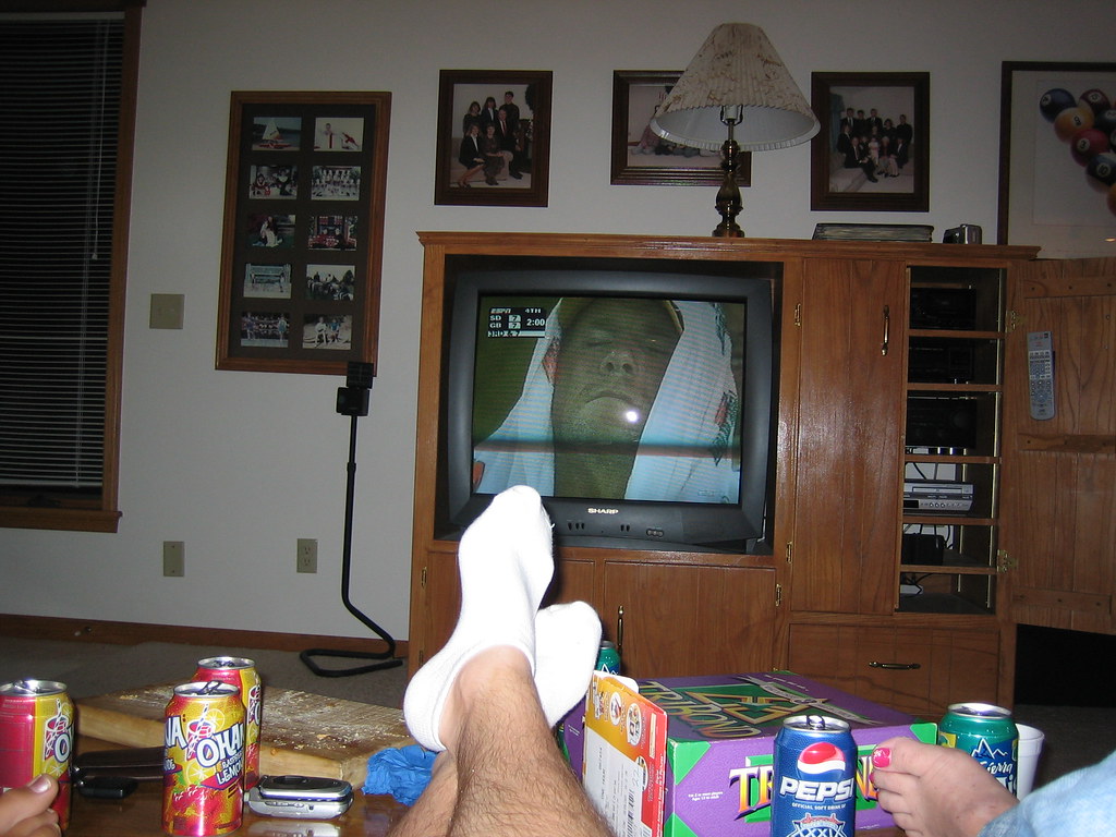 Brett Favre | Brett Favre and my feet. Brett doesn't look to… | Flickr