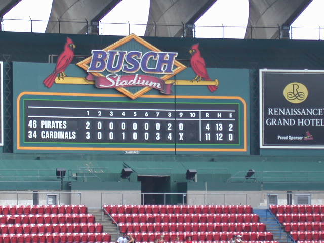 St. Louis Cardinals 11, Pittsburgh Pirates 4 | Scoreboard at… | Flickr
