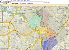 DC Wards Google Map | Created this using Google Maps new My … | Flickr