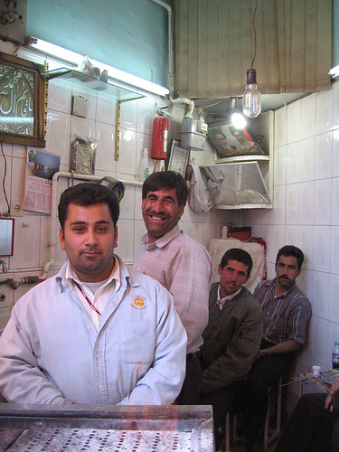 Kebab kiosk, Hamadan bazaar (2)